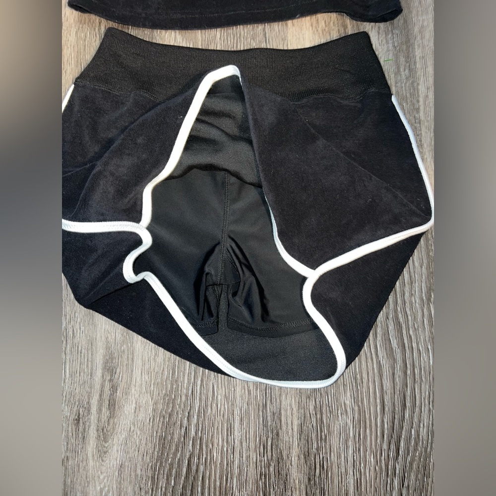 Vintage Boston Proper Black & White Matching Tennis Top and Skirt Set (XXS) - Picture 5 of 14
